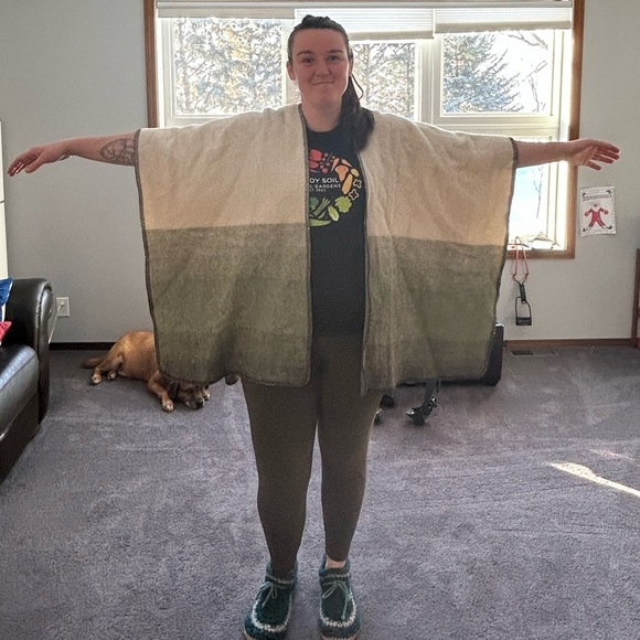Sweaters - Wool Poncho